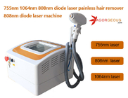 Machine verticale ISO9001 d'épilation de laser de diode de 755nm 808nm 1064nm