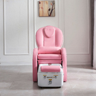 Chaise de luxe de massage de station thermale de pied d'évier de pédicurie pour le dossier de salon de clou réglable