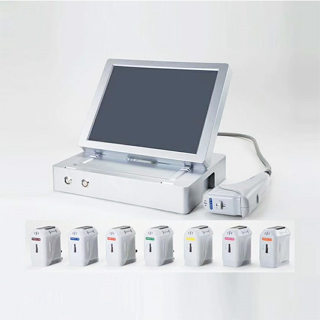 Lifting du visage de beauté de machine d'ultrason focalisé par Hifu portatif 3D amincissant